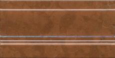 Керамогранит Плинтус Стемма коричневый 10x20