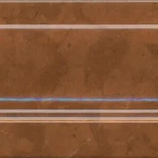 Керамогранит Плинтус Стемма коричневый 10x20