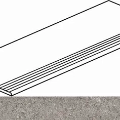 Керамогранит Ступень Италон Дискавер/ discover grey gradino 30x60 Натуральный 30x60