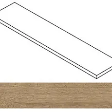 Ступени Атлас Конкорд Фьюжн Оак Голден угловая правая 620070003283 коричневый 33x120