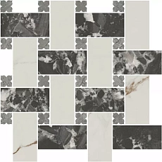 Керамическая плитка Декор kerama marazzi id163 Риальто 3 наборный матовый 43.5x43.5