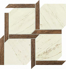 Tubadzin Larda 1 мозаика белый для ванной