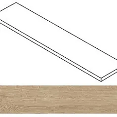 Ступени Атлас Конкорд Фьюжн Оак Нэчурал угловая правая 620070003282 коричневый 33x120