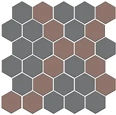 Керамическая плитка Декор kerama marazzi ad\a672\mm Агуста 5 мозаичный микс матовый 30.1x30.1