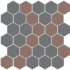 Керамическая плитка Декор kerama marazzi ad\a672\mm Агуста 5 мозаичный микс матовый 30.1x30.1