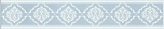 Керама Марацци Бордюр Петергоф голубой AD\B326\SG1545 голубой для ванной