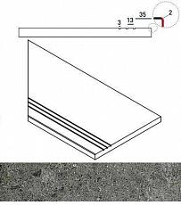Ступени ГРЭЙ БОРТИК 30x60 ГРИП ЛЕВ 30x60