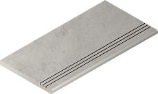 Ступени silver gradino round grip 30x60 30x60