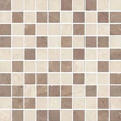 Керамическая плитка Декор Мармион беж мозаичный mm6267b 25x40