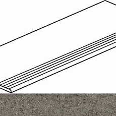 Керамогранит Ступень Италон Дискавер/ discover fume gradino 30x60 Натуральный 30x60