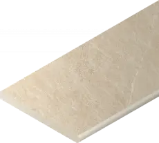 Бортик Италон Материя x2 Магнезио закругленный правый 620090001205 бежевый 30x120