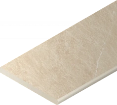 Бортик Италон Материя X2 Магнезио закругленный правый 620090001205 бежевый