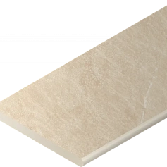 Бортик Италон Материя x2 Магнезио закругленный правый 620090001205 бежевый 30x120