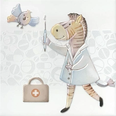 Керама Марацци Декор Kerama Marazzi VT\A505\5009 Айболит 5 разноцветный 