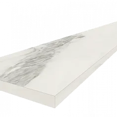 Ступени coliseumgres Микеланджело/ michelangelo Колд Угловая Левая 620070002504 Серый 33x60