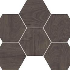 Мозаика estima si04 ametis Селекшн Хексагон Волнат коричневый 25x28.5