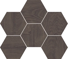 Estima Мозаика Estima SI04 Ametis Selection Hexagon Walnut коричневый коричневый 