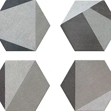 Керамогранит hextangram Фабрик grey 28,5x33