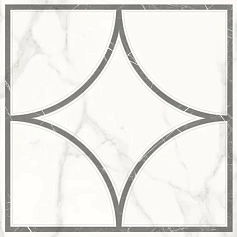Керамическая плитка Декор lasselsberger Каррара Нова/ carrara nova 7346-0002 Белый 45x45 45x45