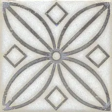 Керамическая плитка Вставка kerama marazzi stg\a402\1266h Амальфи орнамент коричневый 9.8x9.8