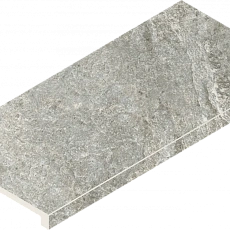 Ступени Италон Магма/ magma Сильвер Угловая Правая 620070002952 Серый 33x60