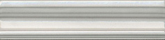 Керама Марацци Бордюр Багет Летний сад светлый серый для кухни, для ванной
