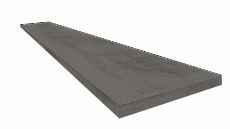 Ступени coliseumgres Астро Блэк угловая правая 620070002476 черный 33x120