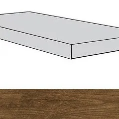 Ступени Айконик/ iconic Натурал Ступень Угловая Левая 33x160