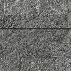 Керамическая плитка Декор Италон Магма/ magma Графит Брик 3d 620110000253 Серый 27x78