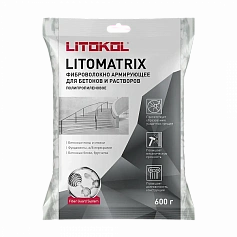Фиброволокно полипропиленовое армирующее Литокол LITOMATRIX 0.15кг