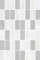 Керама Марацци Декор Летний сад светлый мозаичный серый для кухни, для ванной