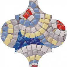 Керамическая плитка Декор Арабески Майолика Гауди op\a172\65000 6,5x6,5