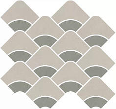 Керама Марацци Декор Kerama Marazzi KMD2HID006BR Таделакт наборный бежевый светлый, зеленый матовый обрезной разноцветный 