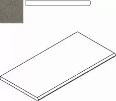 Керамогранит Бортик Италон discover x2 fume bordo round 30x60 30x60