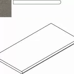 Керамогранит Бортик Италон Дискавер/ discover x2 fume bordo round 30x60 30x60