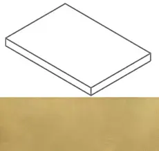 Ступени Континуум Брасс Голд ступ. угл.пр 33x160