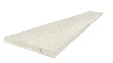 Ступени coliseumgres Фьямма Уайт угловая левая 620070002388 белый 33x60