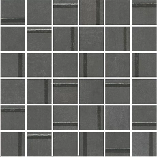 Керамическая плитка Декор kerama marazzi mm13132 Гварди 1 мозаичный антрацит матовый обрезной 30x30