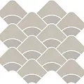 Керамическая плитка Декор kerama marazzi kmd2hid007br Таделакт наборный бежевый светлый, серый матовый обрезной 28x30