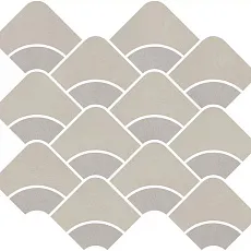 Керамическая плитка Декор kerama marazzi kmd2hid007br Таделакт наборный бежевый светлый, серый матовый обрезной 28x30