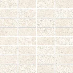 Керамическая плитка Декор Золотой пляж светлый беж мозаичный 20x30