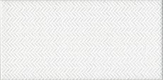 Керамическая плитка Пальмейра белый 9,9x20