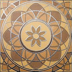 Керама Марацци Декор Платан коричневый для офиса, для гостиной, для прихожей