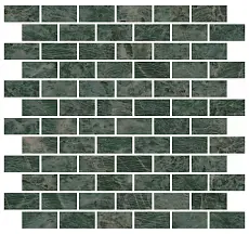 Керамическая плитка Декор kerama marazzi mm13123t Эвора зеленый мозаичный глянцевый 30x32