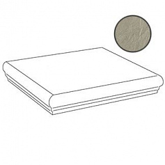 Атлас Конкорд Лэнд Грей Ступень Угловая серый для дома для крыльца для офиса для улицы