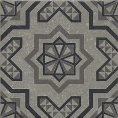 Керамическая плитка Декор kerama marazzi kmd3sta048gn Касабланка серый матовый 20x20