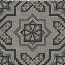 Керамическая плитка Декор kerama marazzi kmd3sta048gn Касабланка серый матовый 20x20