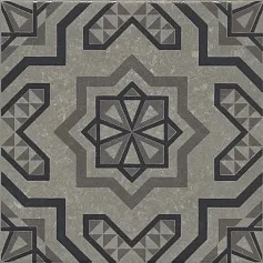 Керамическая плитка Декор kerama marazzi kmd3sta048gn Касабланка серый матовый 20x20