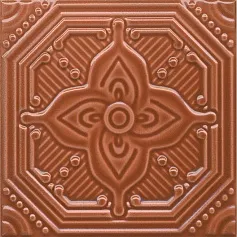 Керамическая плитка Декор Салинас оранжевый 15x15