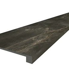 Ступени coliseumgres Канова/ canova Дарк Фронтальная 620070002819 Черный 33x120